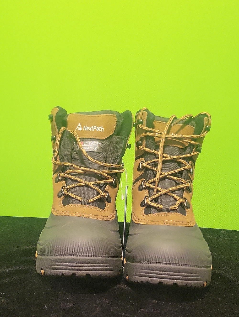 NEXTPATH Waterproof Brown/Gray Winter Boots SIZE 8
